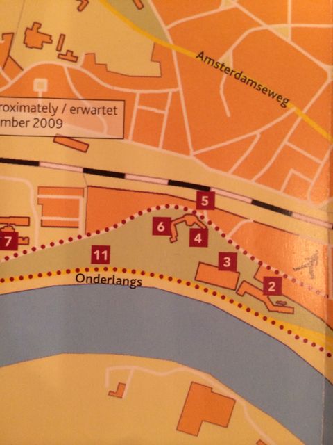 ユトレヒト通りの地図