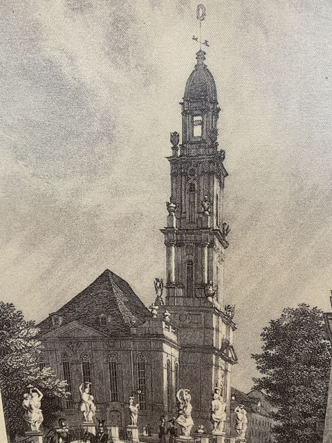 かつてのポツダム兵営教会の絵